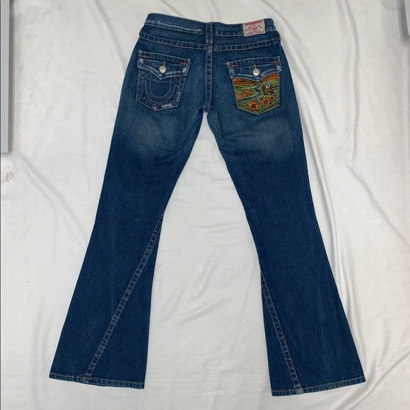 Joey Flared Leg Twisted Hem Bootcut Jeans LIKE NEW - Picture 3 of 8